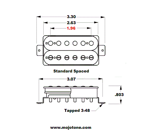 Mojotone Classic Humbucker Pickup Set | Reverb