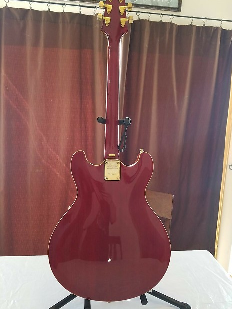 Aria Pro II TA-60 Semi Hollow Body Guitar 1989 Cherry Red