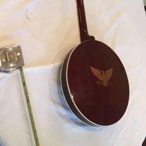 Epiphone banjo with eagle on back deals