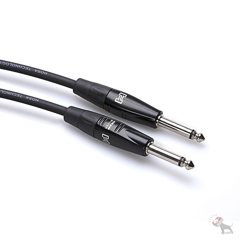 Hosa HGTR-010 Pro Guitar Instrument Cable REAN Straight to Same 10ft image 1