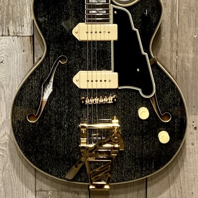 New D'Angelico Excel 59 Black Dog, Amazing Full Hollow-Body, Support Small Biz And Buy Here! image 2