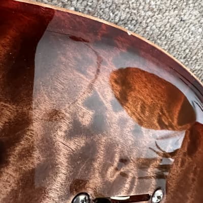 2021 PRS Custom 24 Wood Library - Burnt Maple Leaf - Massive Quilt - Torrefied Flame Maple Neck image 15