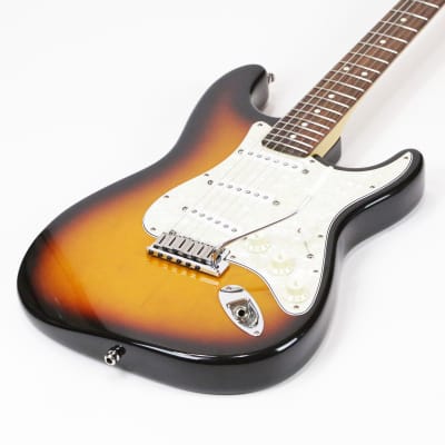 1993 Fender Stratocaster USA Deluxe Sunburst Strat American Standard Dlx Electric Guitar with Pearloid Custom Shop Pickguard Plus All Tags & OHSC image 4
