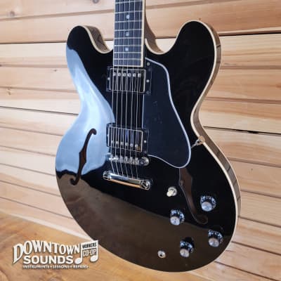 Gibson ES-335 with Hardshell Case - Vintage Ebony image 1