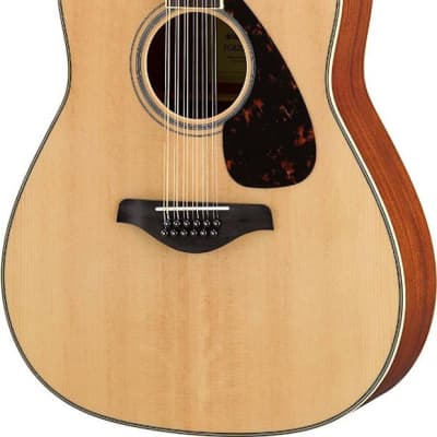 Yamaha FG820-12 12-String Dreadnought Acoustic Guitar, Natural image 1