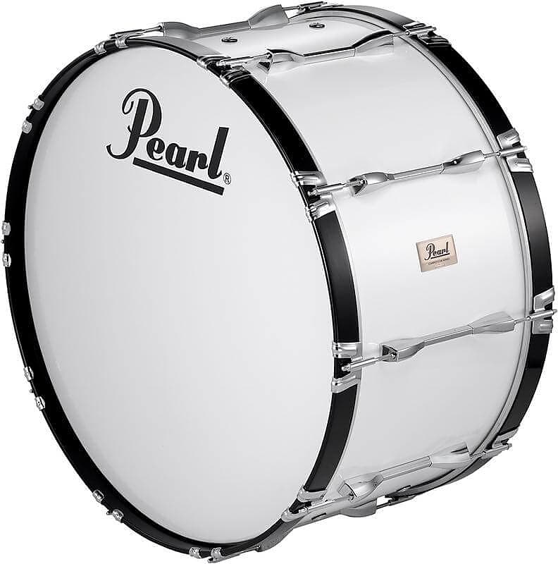 Pearl Marching Percussion 28X14 Competitor Bass Drum Pure Reverb