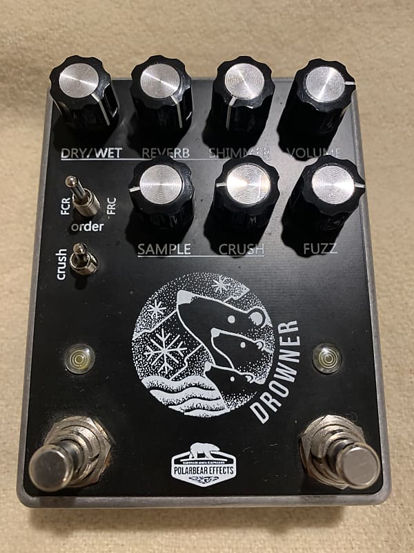 Polarbear Effects Drowner 2021 Black Reverb
