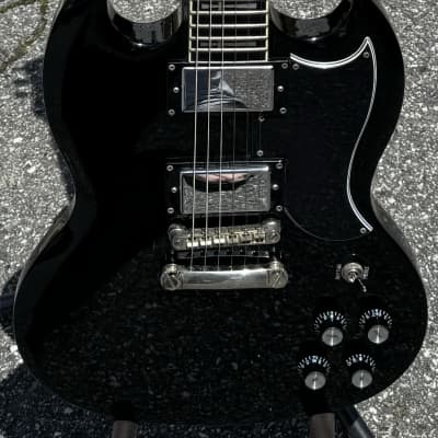 2015 Epiphone Tony Iommi Signature SG Custom Electric Guitar Black Sabbath for sale