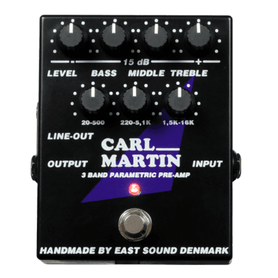Carl Martin 3 Band Parametric Pre-Amp for sale