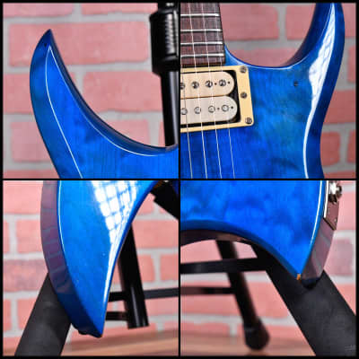 B.C.Rich USA Bich Six Transparent Blue 1983 w/OHSC | Reverb