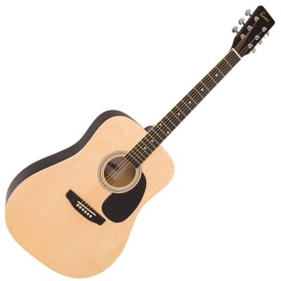 Encore Acoustic Guitar ~ Natural image 1