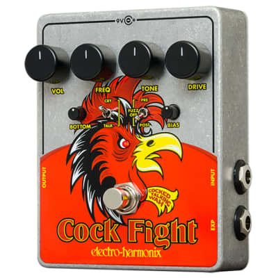 Electro-Harmonix Cock Fight Cocked Talking Wah and Fuzz Guitar Effect Pedal image 2