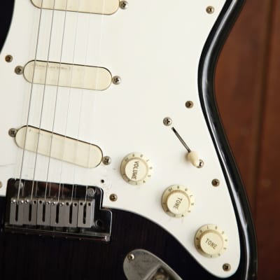 Fender Japan STR-85LS Stratocaster Guitar Translucent Black