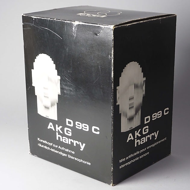 Vintage studio Microphone AKG D99 1974 + box - Binaural Kunstkopf D99 D 99 "Harry" image 1