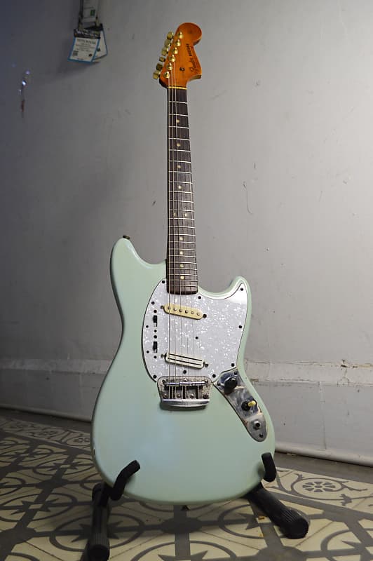 Fender Mustang (Musicmaster?) 1966 Daphne Blue image 1