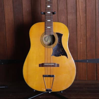 Audition Vintage 12-String Acoustic Guitar Made In Japan Circa 1960's Pre-Owned image 2