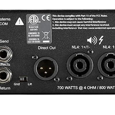 Forte D World Beating Lightweight 800W RMS Bass Amplifier Head image 3