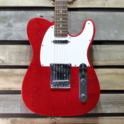 Used (2021) Squier Limited Edition Bullet Telecaster in Red Sparkle Finish with Gigbag image 1