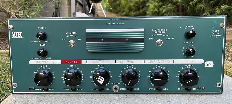 ALTEC LANSING アルテック352A MIXER AMPLIFIER プリメイン