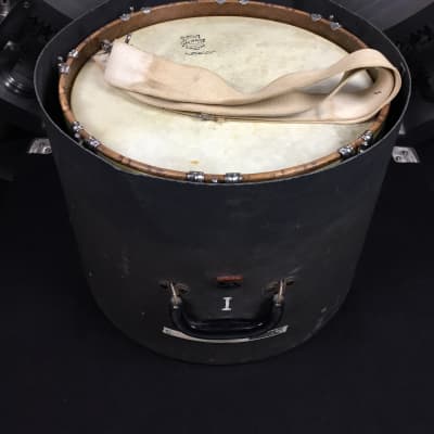 Leedy Marching Snare 1930's Marine Pearl w/ Case image 10