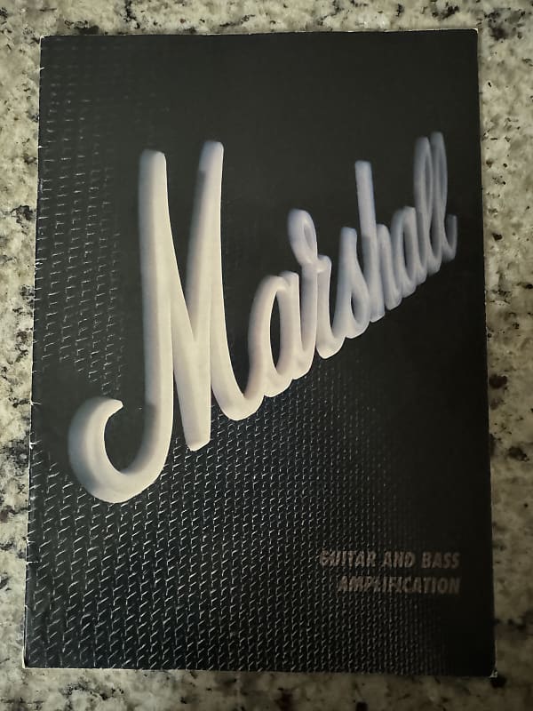 Marshall Amp Catalog 1991 JCM900 2100 2500 2502 4500 4101 Reverb