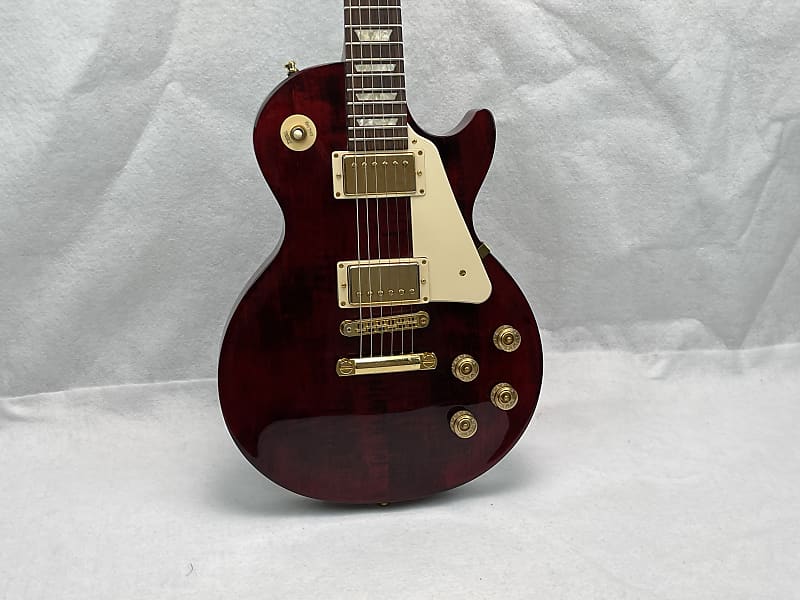 Gibson Les Paul Studio T with Gold Hardware 2016 - Wine Red image 1