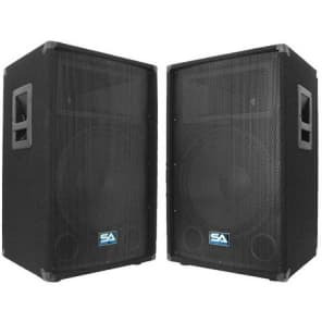 Seismic Audio - Pair of 15 inch PA DJ Speakers 700 Watts PRO Audio - Mains, Monitors, Bands, Karaoke image 8