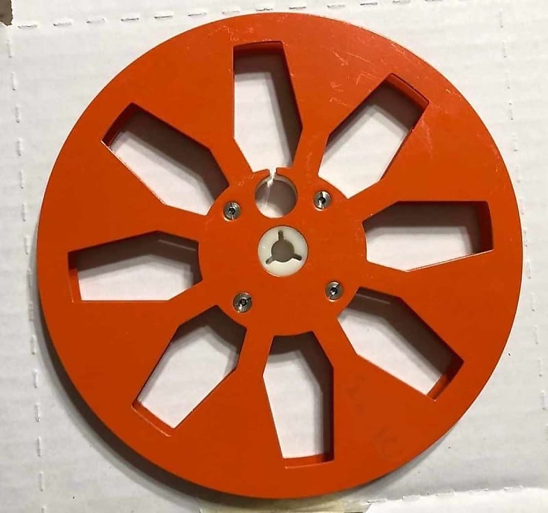 Handmade Take Up Metal Reel To Reel 2022 - Red  			