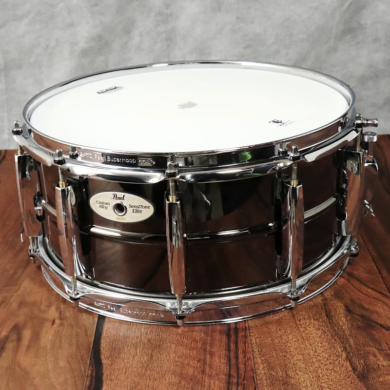 Pearl スネア センシトーンエリート ブラス STE1465BR ケース付き - 楽器/器材