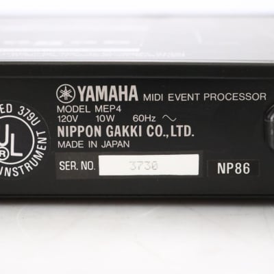 Yamaha MEP4 MIDI Event Processor w/ Owner's Manual & Example Book #45870 image 13