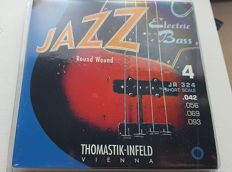 Thomastik-Infeld JR324 Jazz Round Wound Nickel Roundcore Bass Strings - Medium (.42 - .93) image 1