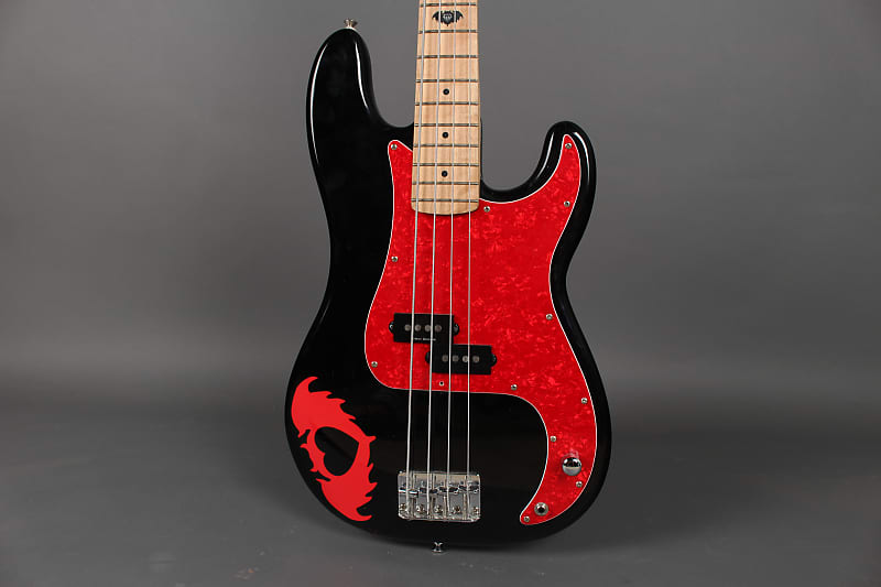希少！Squier Pete Wentzモデル 赤黒プレベ Squier Pete Wentz Signature Precision Bass Black 2008