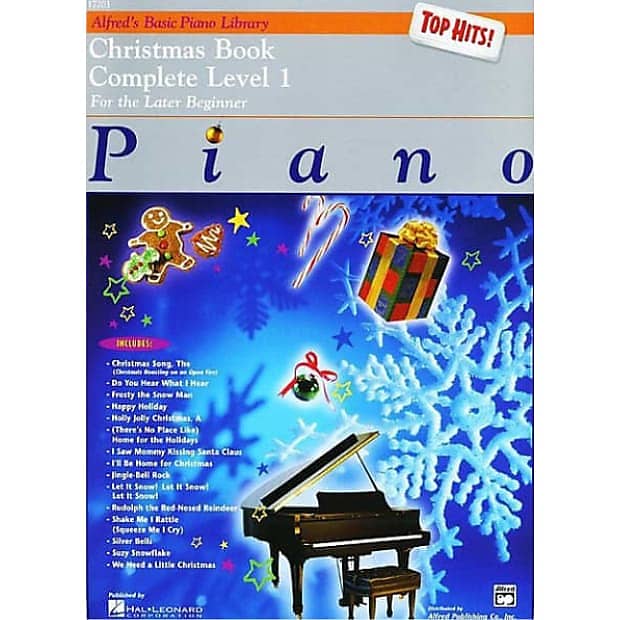 Alfred's Basic Piano Course: Top Hits! Christmas Book Complete 1 (1A/1B) image 1