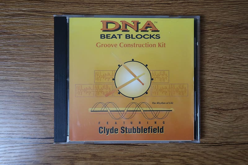 DNA Beat Blocks Groove Construction Kit ft. Clyde Stubblefield Sample CD-rom image 1