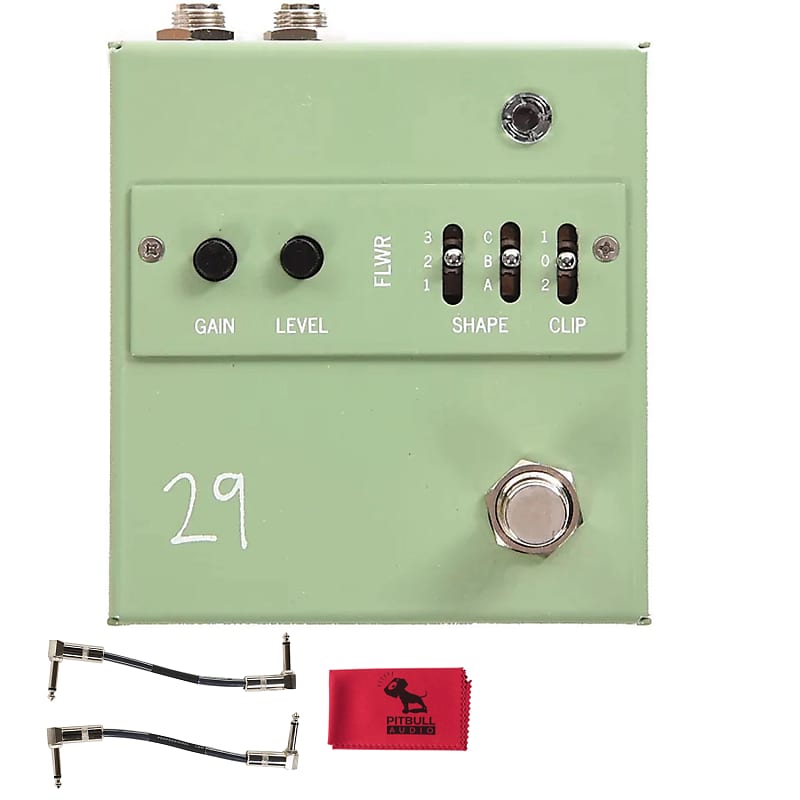 29 Pedals FLWR Overdrive / Distortion / Fuzz Pedal w/ Patch