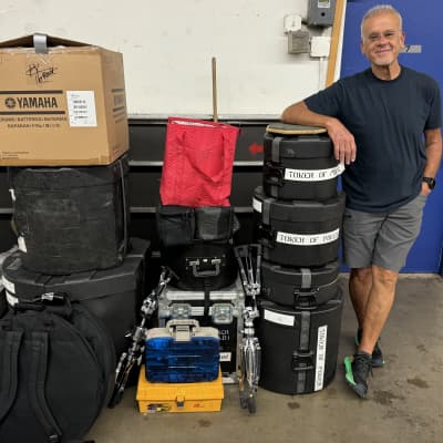 David Garibaldi's Tower of Power ATA Bass Drum / Cymbal Case. image 12