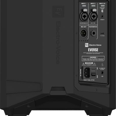 Electro-Voice EVERSE 8 Weatherized Battery-Powered Loudspeaker Black w/ Bluetooth Audio & Control image 3