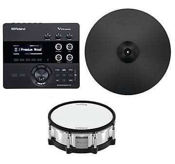 Roland TD-27 V-Drums Digital Upgrade Pack with TD-27 Module, PD-140DS  Snare, CY-18DR Ride 2020s Blac
