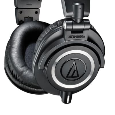 Audio-Technica ATH-M50x Professional Studio Monitor Headphones Detachable Cable image 2