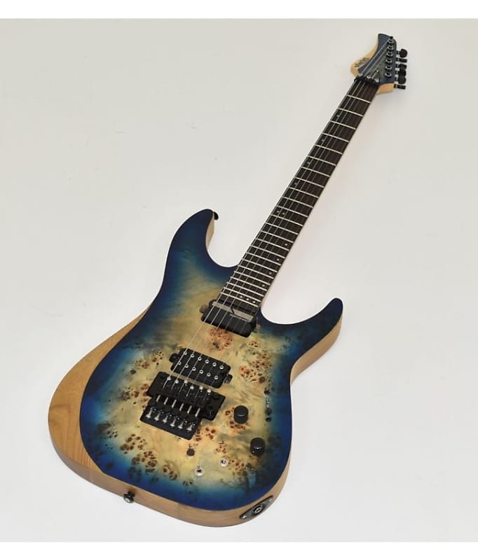 Schecter Reaper-6 FR S Guitar Satin Sky Burst B-Stock 1843 | Reverb