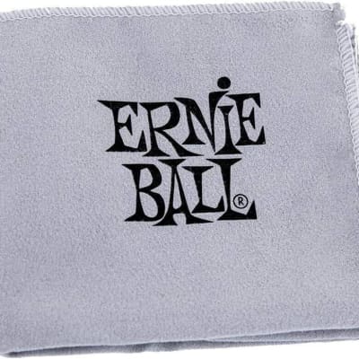 2 PACK Ernie Ball Microfiber Guitar Polish Cleaning Cloth 4220 image 3