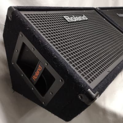 Roland SSM-151 Floor Monitor Speakers #1886 Sold Together As A Pair | Reverb