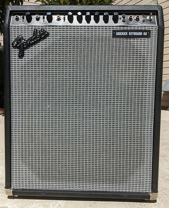 Fender Sidekick Keyboard 60 amp, model SKK60 90s black cab Reverb