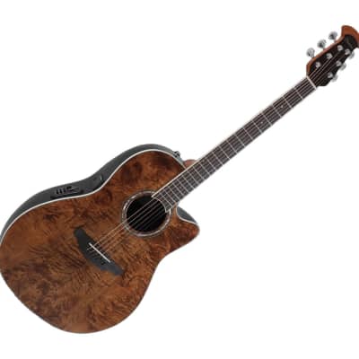 Ovation Celebrity Traditional Plus CS24P-NBM A/E Guitar - Nutmeg Burled Maple image 1