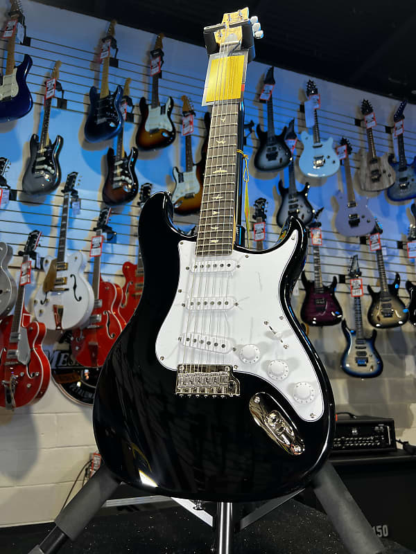 PRS SE Silver Sky Electric Guitar Piano Black with Rosewood Reverb