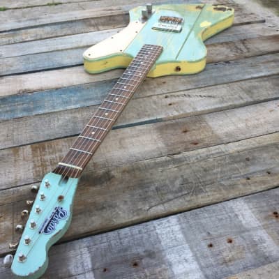 Pardo Guitars- Firecaster  green image 3