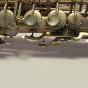 Selmer New York Vintage Silver Alto Saxophone w/ Case For Repair