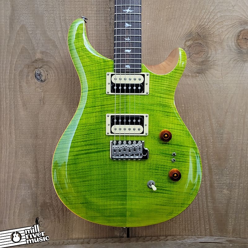 PRS SE Custom 24-08 Eriza Verde Electric Guitar w/ Gig Bag Used