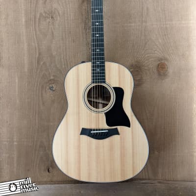 Taylor 317e Grand Pacific Acoustic Electric Guitar Natural image 2