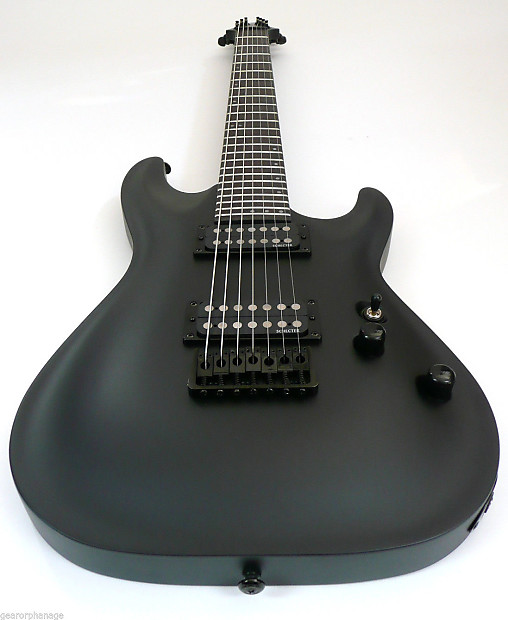 Schecter Stealth C-7 Satin Black SBK Electric Guitar C7 STEALTH